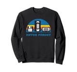 Never Forget T Shirt Funny Floppy Disk VHS Tape 90s 80s Tee Sweatshirt