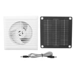 Ventilateur d'&eacute;chappement solaire IP67, &eacute;tanche IP67, 6 pouces, panneau solaire s&ucirc;r, 10W, 12V, pour poulailler, hangar, maison pour animaux de compagnie