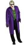 Classic The Joker Costume Mens Halloween Fancy Dress Batman Dark Knight