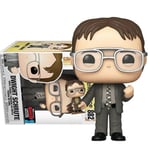 The Office: Dwight Schrute med Dwight Bobblehead #882 Actionfigur Modellleksaker Presenter till barn[HK] with retail  box