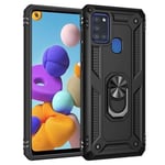 Samsung Galaxy A21s      Military Armour Case    Black