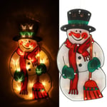 LED-lampor hängande juldekoration snögubbe 45cm