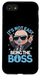 Coque pour iPhone SE (2020) / 7 / 8 Baby Boss « It's Not Easy Being The Boss » Like A Boss Kids