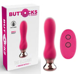 The Elegant Butt Plug Pink Remote Control USB Silent Play Anal Pleasure Vibrator