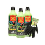 Préventif anti-crevaison Shark Oil oko 1L par 3 + gants multi-services