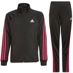 Adidas Girls Tracksuits Bottoms 3-Stripes Trouser Full Zip Jacket Track Suit