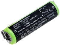 Kompatibelt med Moser Easy Style 1881, 1.2V, 2000 mAh