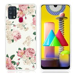 Deco Samsung Galaxy M31 skal - Vacker Blomma