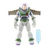 Mattel Disney Pixar Lightyear Buzz with Jetpack Large Action Figure with Lights and Sounds, Folding Wings, Toy + 4 Years HJJ38