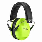 Procase Casque Anti Bruit Enfant, Casque Pliable Réglable Confortable, avec Une Atténuation de SNR 34dB, Serre-tête Souple pour Milieu Bruyant ou Stressant-Vert