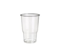 Papstar Plastmugg "Pure", Tillverkad Av Pla, 0,25 L Tillverkad Av Polylaktid (Pla), Diameter: 78 Mm, Höjd: 110 Mm, - 1 St (81187)