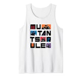 Teenage Mutant Ninja Turtles Mutants Rule Neon Box Text Tank Top