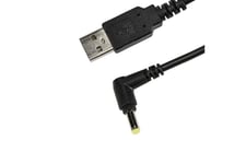 Socket USB to DC Plug Charging Cable - USB-laddningsadapter - power DC jack till USB - 1.5 m