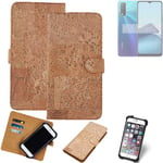 FOR Vivo Y20s SMARTPHONE CASE COVER WALLETCASE CORK