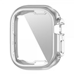 Apple Watch Ultra 1/2 49mm Skal med Skärmskydd Silver