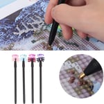 Diamond Point Drill Pen Painting Cross Stitch Diy Craft Sewing E Rose Red