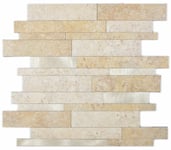 Vinylmosaik Baguettes Beige Braun Or Auto-Adhésif Miroir Mosaïque WB200-36LBG