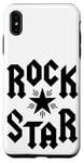 iPhone XS Max Cool Rock and Roll Star, I Love Rock Loud Music, Rock & Roll Case