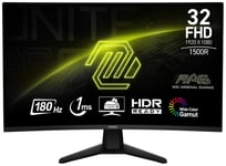 MSI MAG 32C6 31.5 Inch 180Hz FHD Gaming Monitor