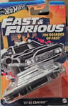 FAST FURIOUS Modèle Auto El Camino 67 Cuirassé Échelle 1:64 8cm Hot Wheels