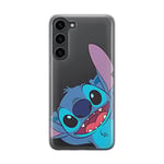 ERT GROUP Coque de téléphone Portable pour Samsung S23 Original et sous Licence Officielle Disney Motif Stitch 016 Parfaitement adapté à la Forme du téléphone Portable, partiel imprimé