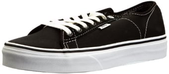 Vans Ferris, Men's Low-Top Trainers, Black/White, 6 UK