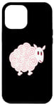 Coque pour iPhone 12 Pro Max Mouton rose – Dessin animé drôle de moutons
