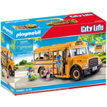 Playmobil 70983 - School Bus | City Life Yellow Toy School Bus With Lights