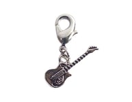 INNSPIRO Pendentif en métal NICE CHARMS guitare avec mousqueton 19 x 7 mm. 25u., 18x21mm., Métal, Pas de gemme