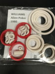 Kit Elastiques Flipper - ALIEN POKER - 1980 - WILLIAMS - Pinball Rubber Kit