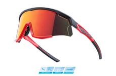 Lunettes pour Vélo Cyclisme Force Sonic Noir-Rouge