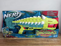 Nerf - DinoSquad Armorstrike Blaster 8 Dart Barrel with 16 Nerf Elite Darts New