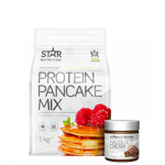 Protein Pancake mix, 1 kg + Protein Hazelnut Cream, 200 g