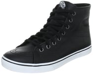 Vans Sk8-Hi D-Lo, Baskets mode mixte adulte - Noir (Leather Black), 38.5 EU (6.5)