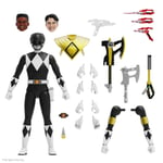 SUPER7 Mighty Morphin Power Rangers Figur Ultimates Black Ranger 18  (US IMPORT)