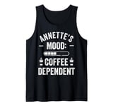 ANNETTE Personalized Cute Coffee Girls ANNETTE Name Tank Top