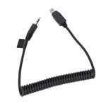 Bindpo Shutter Release Connecting Cable for Nikon D7200, D5100, D5000, D3200, D3100, D90, Df, D750, D610, D600, D7100, D7000, D5300, D5200, D5100, D5000, D3300, D3200(3.5mm-N3)