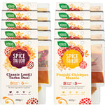 The Spice Tailor Lentil Daal Kits Bundle: 5 x 400 g Classic Tarka Lentil Daal & 5 x 400 g Punjabi Chickpea Masala