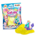 CRAZE Magic Slime surprise by Galupy Mermaid, 75 ml bag of randomly coloured slime with Galupy Mermaid surprise figure, slime for children