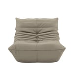 Ligne Roset - Togo Fireside Chair, Fabric Cat. S Alcantara Dove Grey 4475 - Lenestoler - Michel Ducaroy - Skum