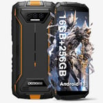 DOOGEE S41 Max(2024) Rugged Mobile Phones - 16GB RAM+256GB ROM 6300mAh Smartphone, 5.5" HD+ Display Android 13 Phone, 13MP+8MP Camera, IP68 Waterproof Mobile Phones Sim Free Unlocked/NFC/OTG/GPS