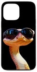 Coque pour iPhone 13 Pro Max Serpent avec Lunettes de Soleil Python Cobra Mamba Serpents