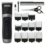 Wahl Cord/Cordless Hair Clipper, Gifts for Him, Rechargeable Cordless Clippers, Clipper Kit for Men, Rinseable Blades, Home Hair Cutting, Clippers with Guide Combs