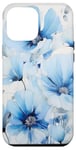 iPhone 12 Pro Max White Blue Hydrangea Flowers Cute Case