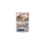 Bozita Katt Indoor & Sterilized Kyckling & Kalkon bitar i sås 85 g