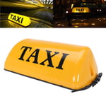 Taxiskylt Cab Roof Top Topper Bil 12V LED-ljus Vattentät Yellow One Size