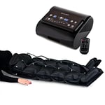 Dinamicamed ® Premium 6.0 Compact Pressotherapie Professionnelle Drainage Lymphatique 6 Chambres à Air - Appareil de Massage Jambes 6 Programmes de Massage avec longs pantalons