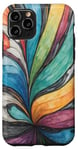 Coque pour iPhone 11 Pro Crayon coloré type croquis dessin motif abstrait