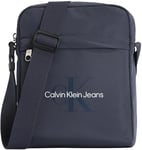 Calvin Klein Sac à Bandoulière Homme Sport Essentials Reporter avec Fermeture Éclair, Bleu (Ombre Blue), Taille Unique