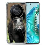 Cokitec Coque Renforcée pour Honor Magic 6 Lite 5G Chasse Sanglier Bois